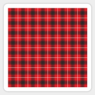 Tartan xmas pattern Sticker